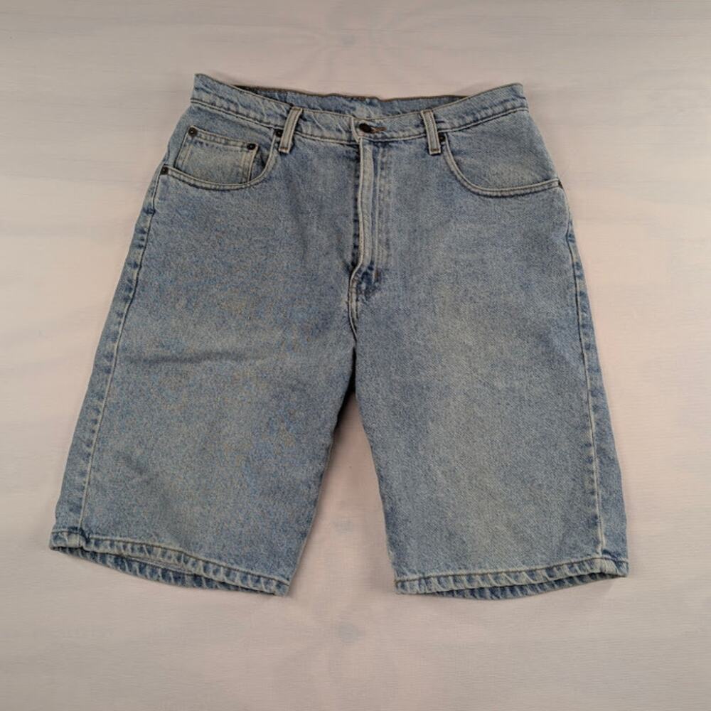 Vintage Graphite Light Wash Denim Jean Shorts Jorts Men’s Size 34 y2k 1990s